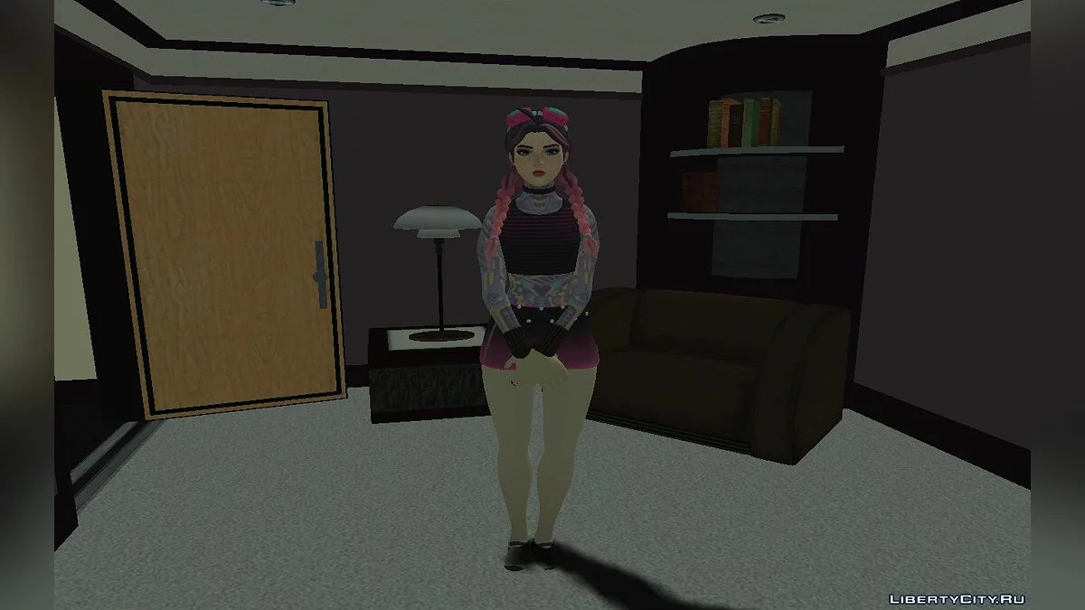 Summer Jules aus Fortnite / GTA San Andreas