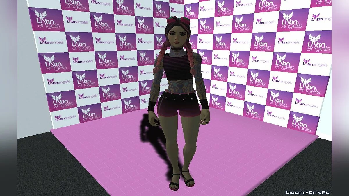 Summer Jules aus Fortnite / GTA San Andreas