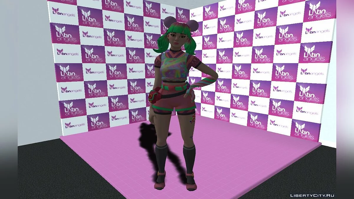 Tropische Marzipanfigur aus Fortnite / GTA San Andreas
