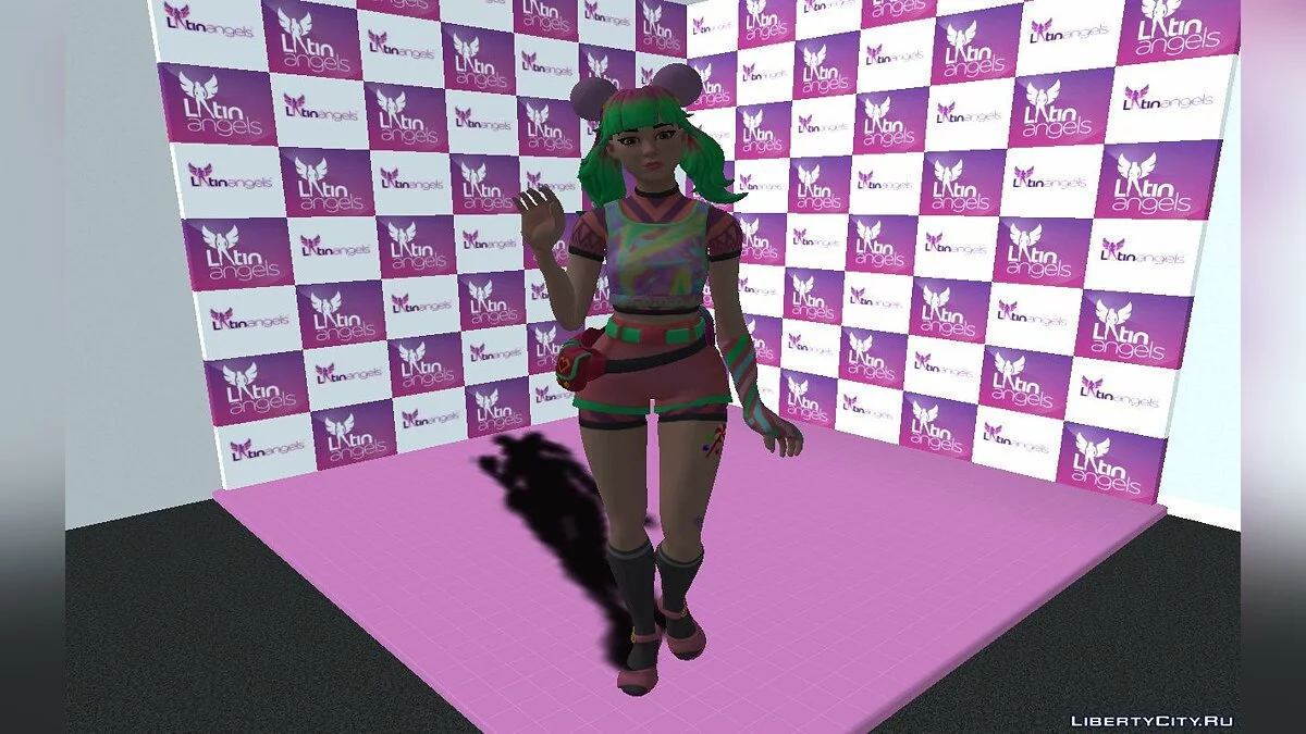 Tropische Marzipanfigur aus Fortnite / GTA San Andreas