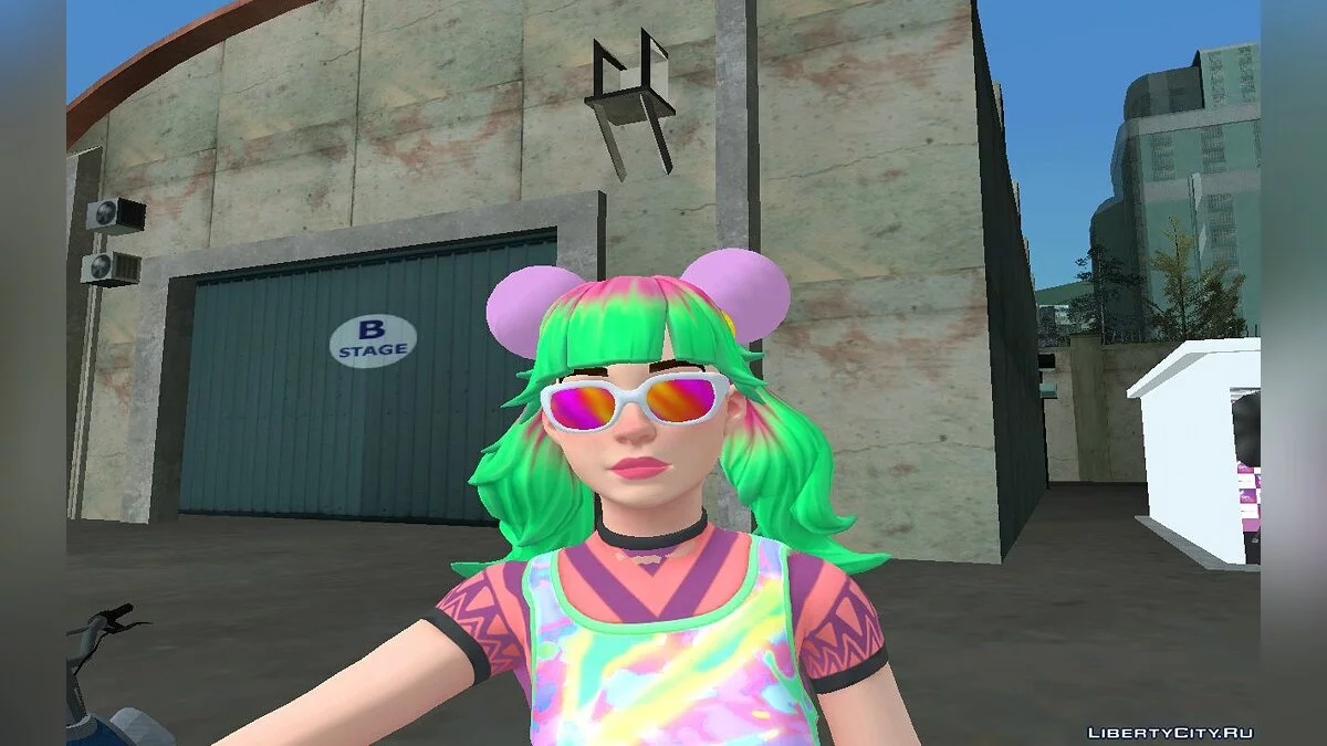Tropische Marzipanfigur aus Fortnite / GTA San Andreas