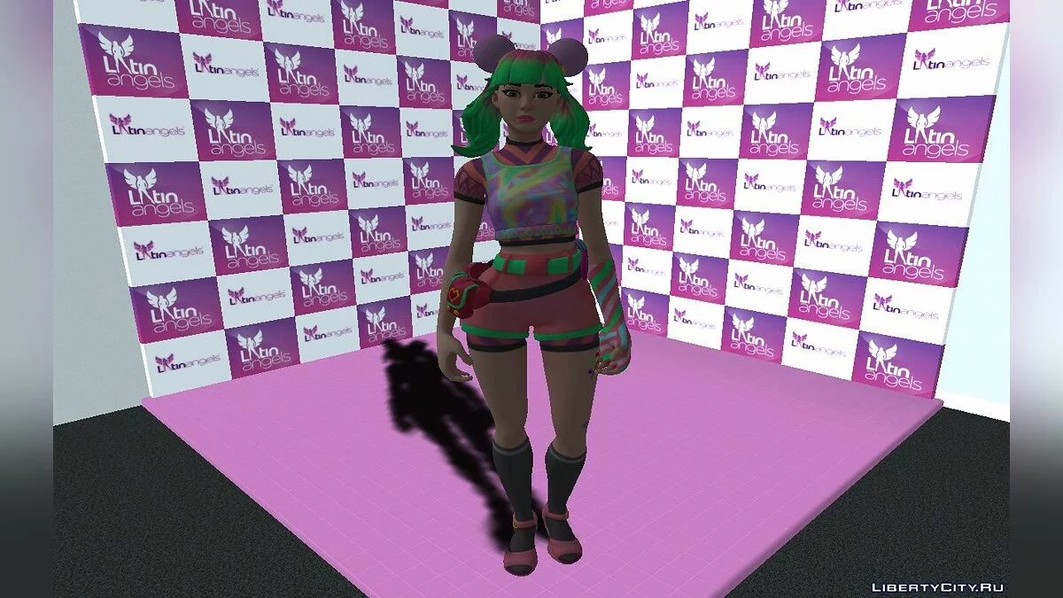 Tropische Marzipanfigur aus Fortnite / GTA San Andreas