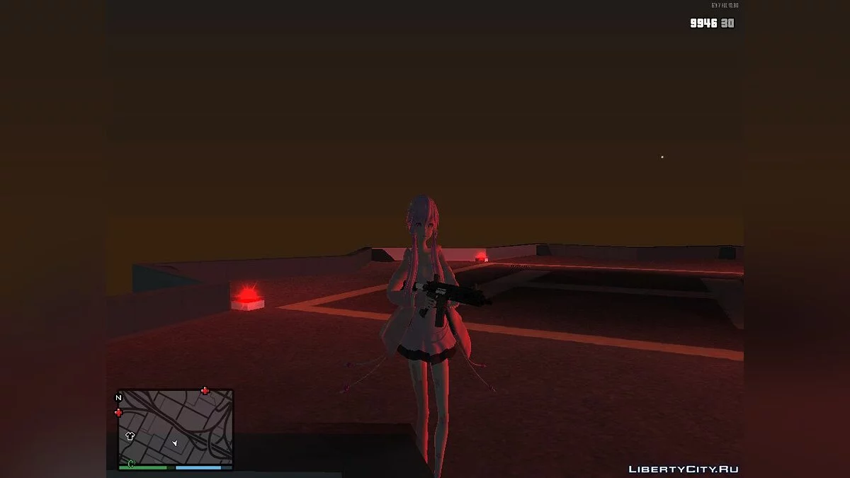 Yuzuki Yukari Onn v1.0 (MMD) / جي تي إيه سان أندرياس