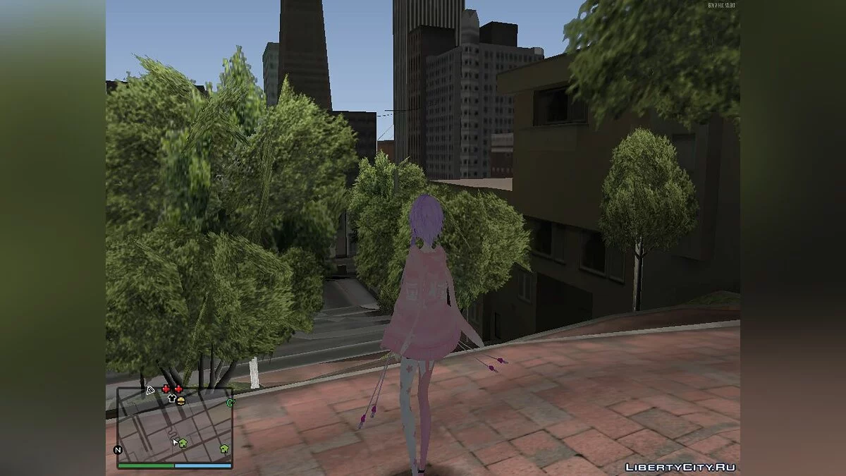 Yuzuki Yukari Onn v1.0 (MMD) / جي تي إيه سان أندرياس