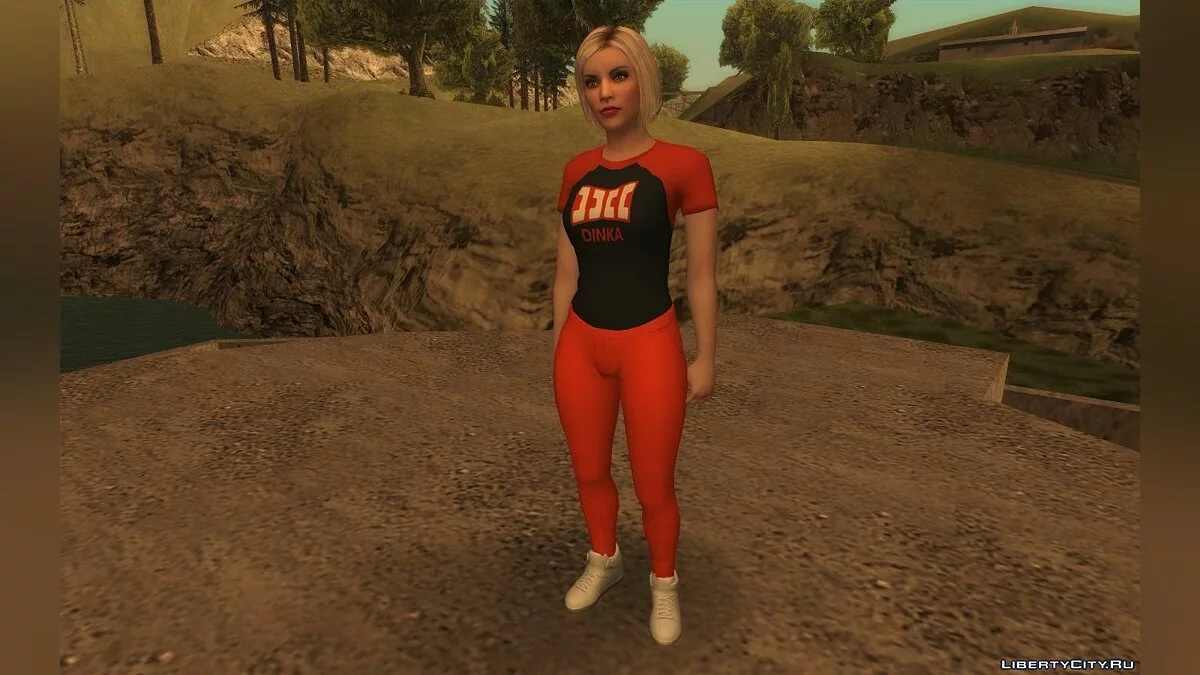 Агата Бейкер з GTA Online у повсякденному одязі v2 / GTA San Andreas