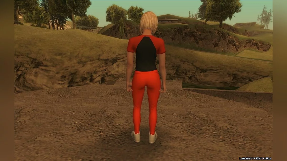 Агата Бейкер з GTA Online у повсякденному одязі v2 / GTA San Andreas