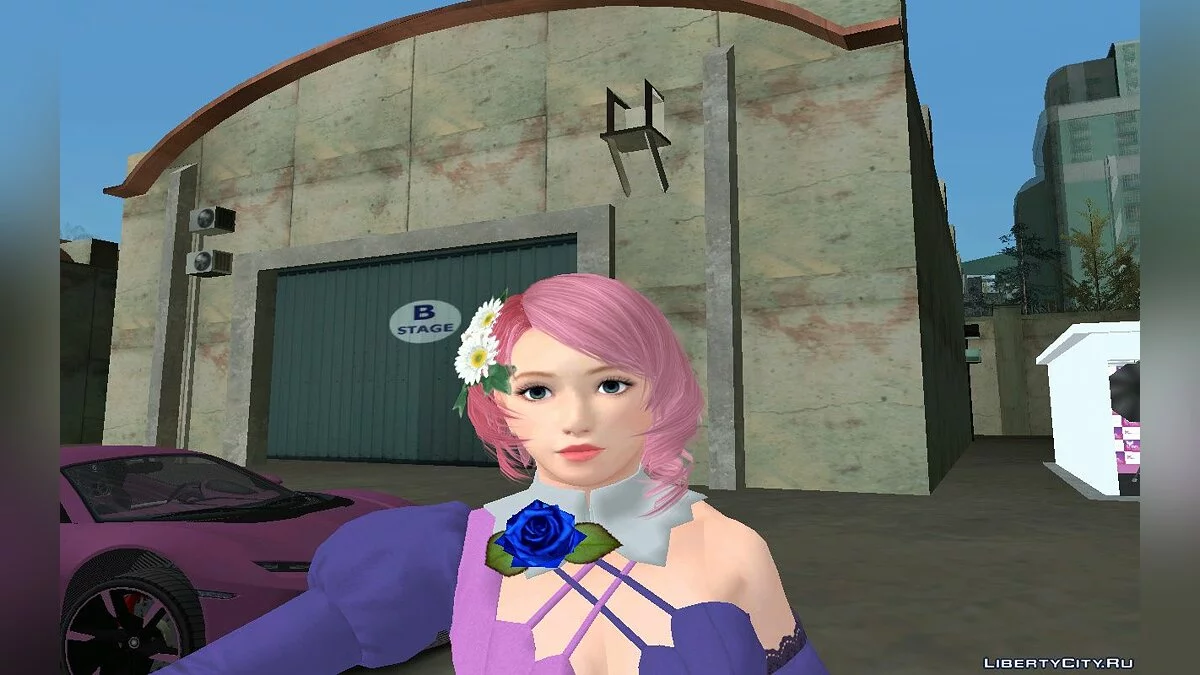 Alisa Boskonovich aus Tekken 7 im normalen Outfit / GTA San Andreas