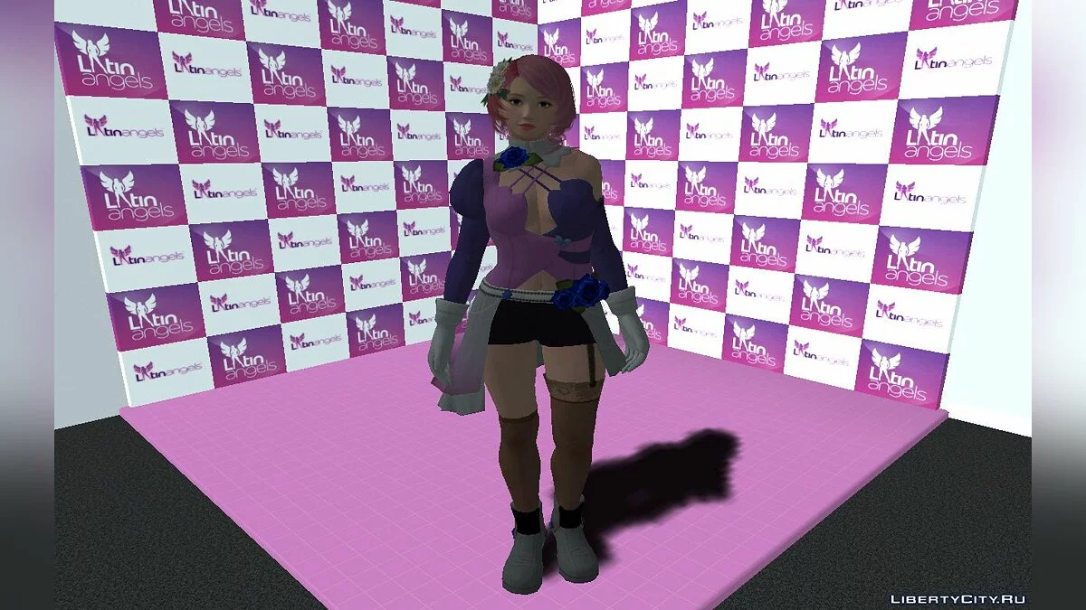 Alisa Boskonovich aus Tekken 7 im normalen Outfit / GTA San Andreas