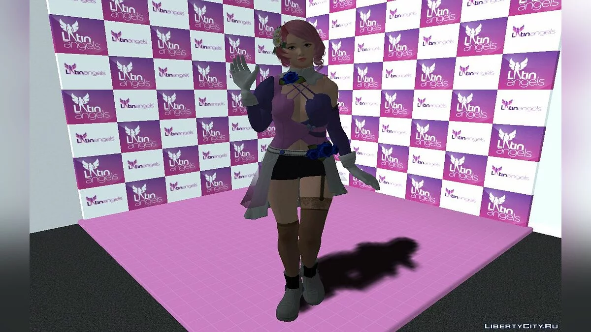 Alisa Boskonovich aus Tekken 7 im normalen Outfit / GTA San Andreas