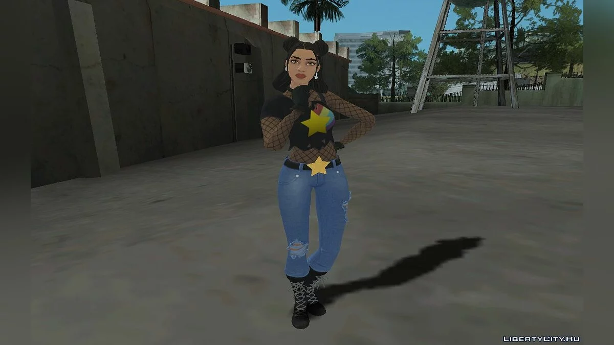 Celeste dari Fortnite / GTA San Andreas