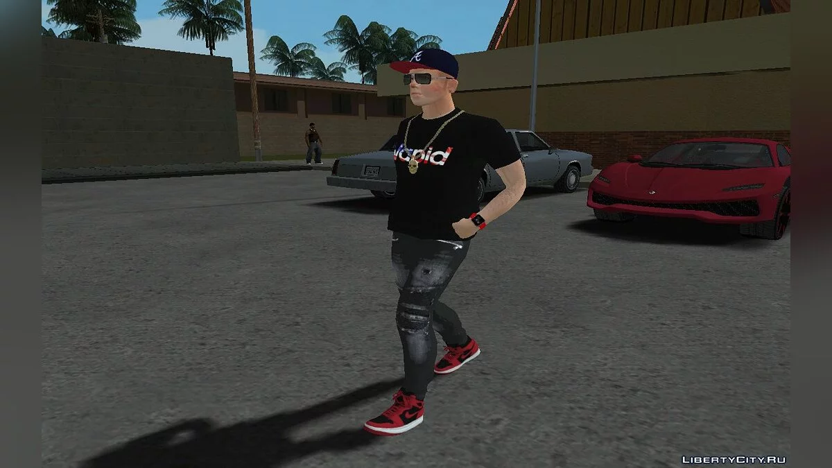 Джиммі Хопкінс з Bully в одязі з "DLC Los Santos Tuners" v1 / GTA San Andreas