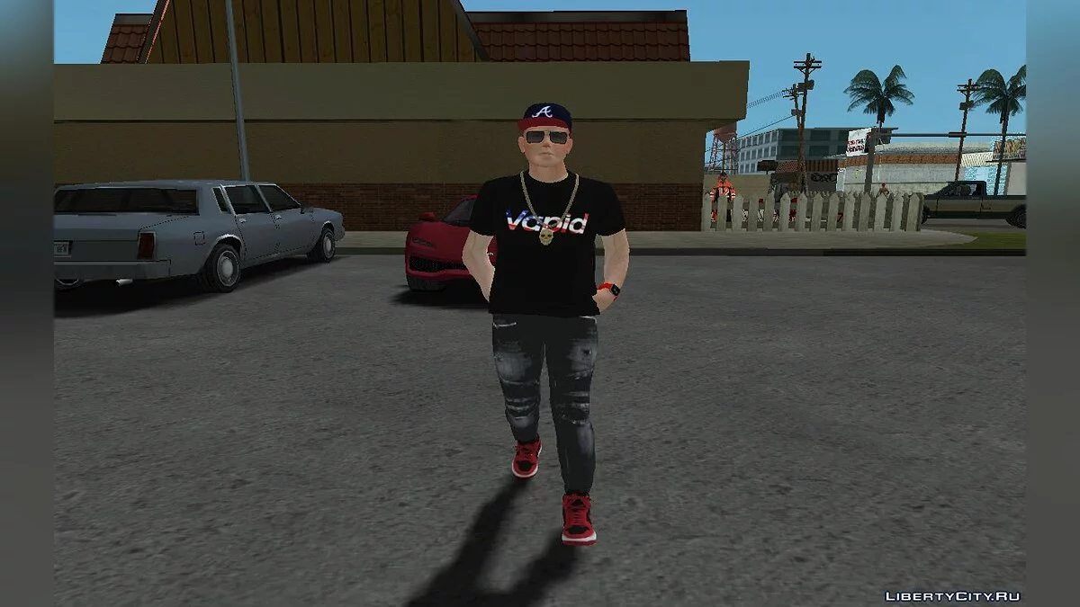 Джиммі Хопкінс з Bully в одязі з "DLC Los Santos Tuners" v1 / GTA San Andreas