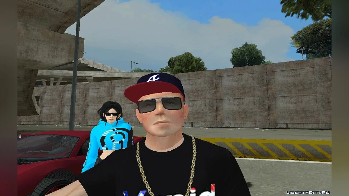 Джиммі Хопкінс з Bully в одязі з "DLC Los Santos Tuners" v1 / GTA San Andreas
