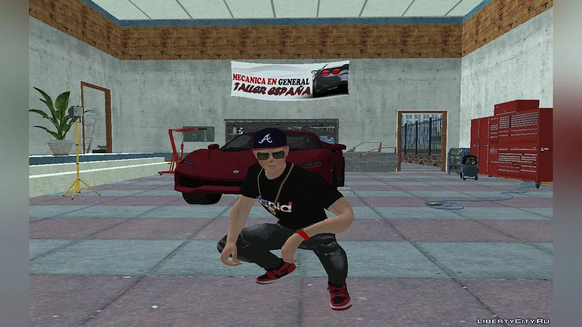 Джиммі Хопкінс з Bully в одязі з "DLC Los Santos Tuners" v1 / GTA San Andreas