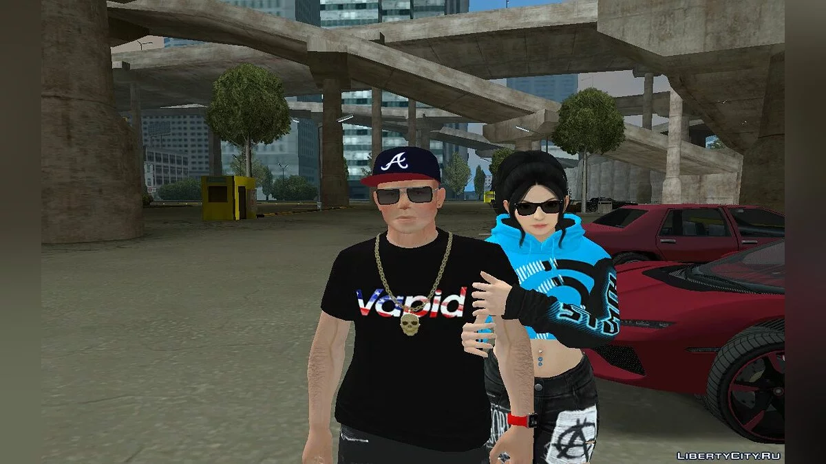 Джиммі Хопкінс з Bully в одязі з "DLC Los Santos Tuners" v1 / GTA San Andreas
