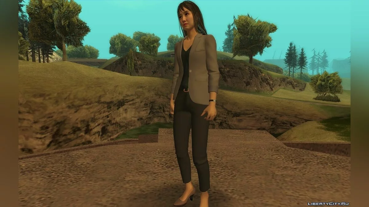 来自《如龙:如龙》的Eri Kamataki / GTA San Andreas