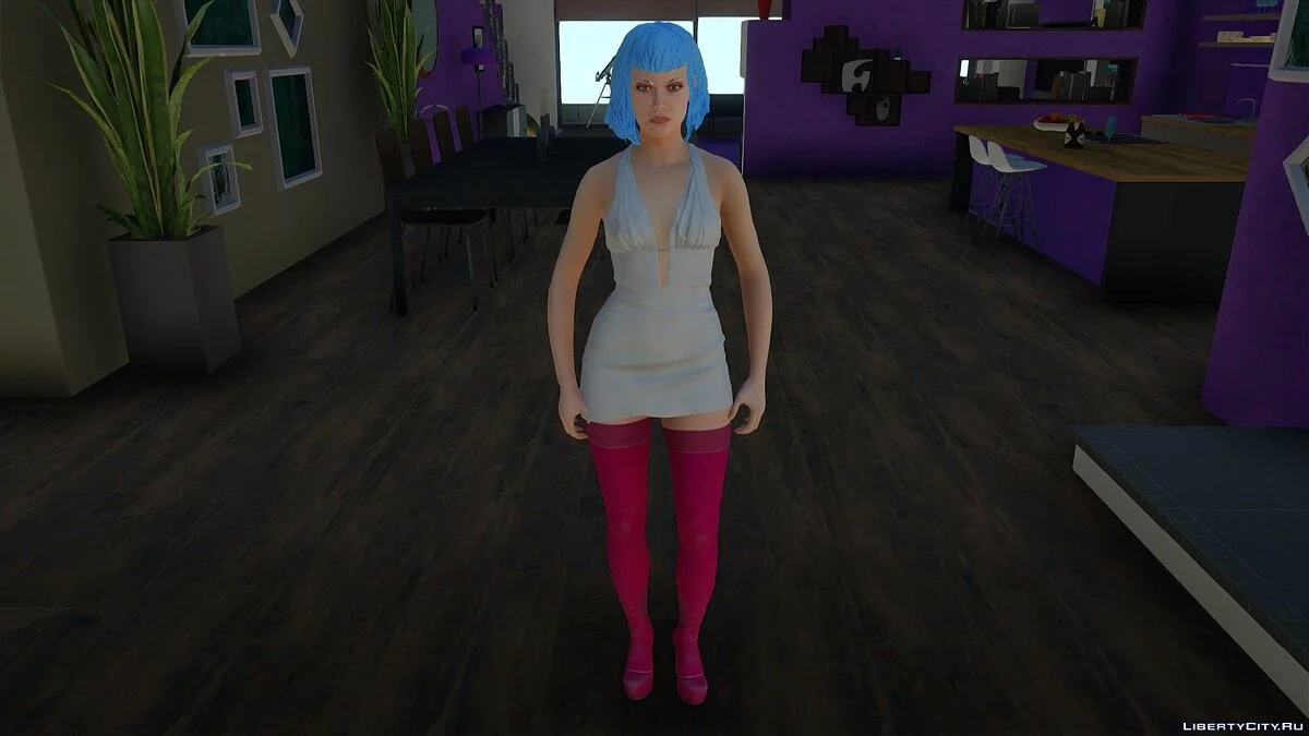 Evelyn Parker from Cyberpunk 2077 / GTA San Andreas
