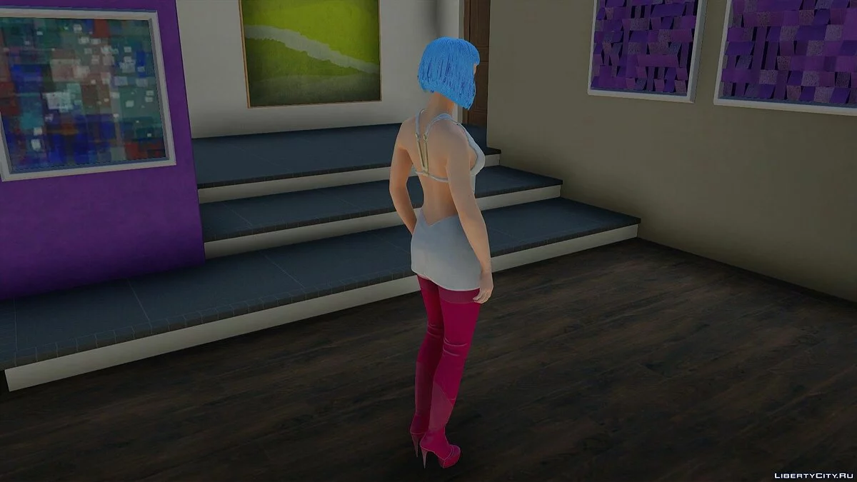 Evelyn Parker from Cyberpunk 2077 / GTA San Andreas