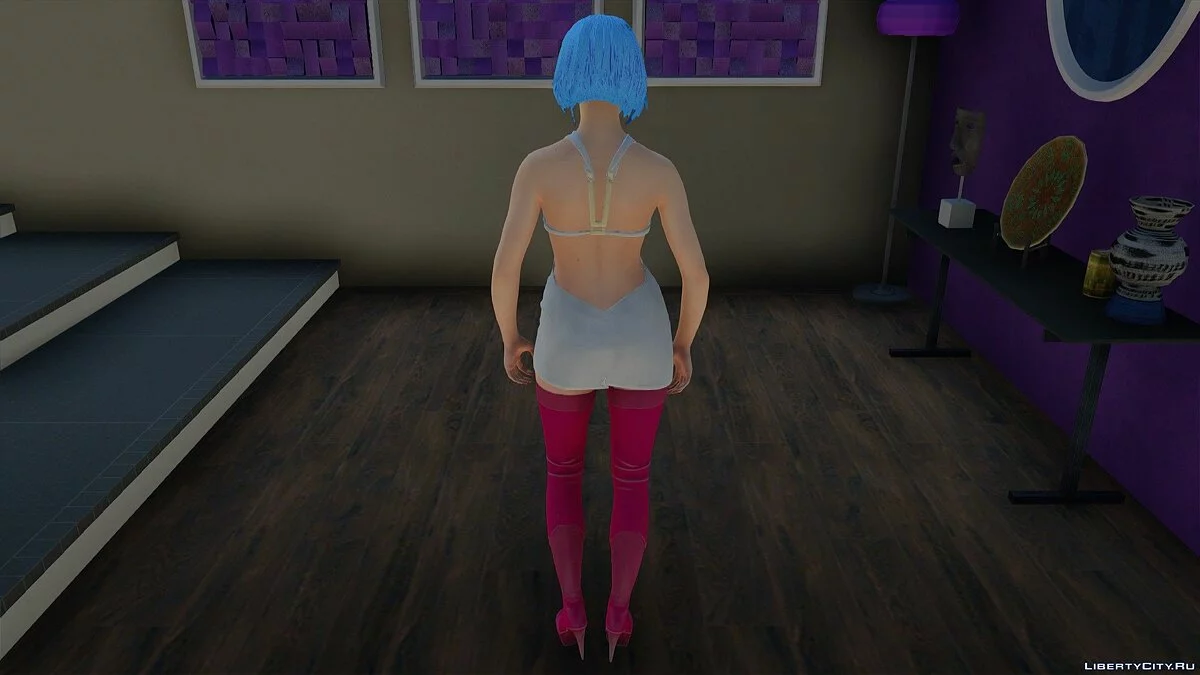 Evelyn Parker from Cyberpunk 2077 / GTA San Andreas