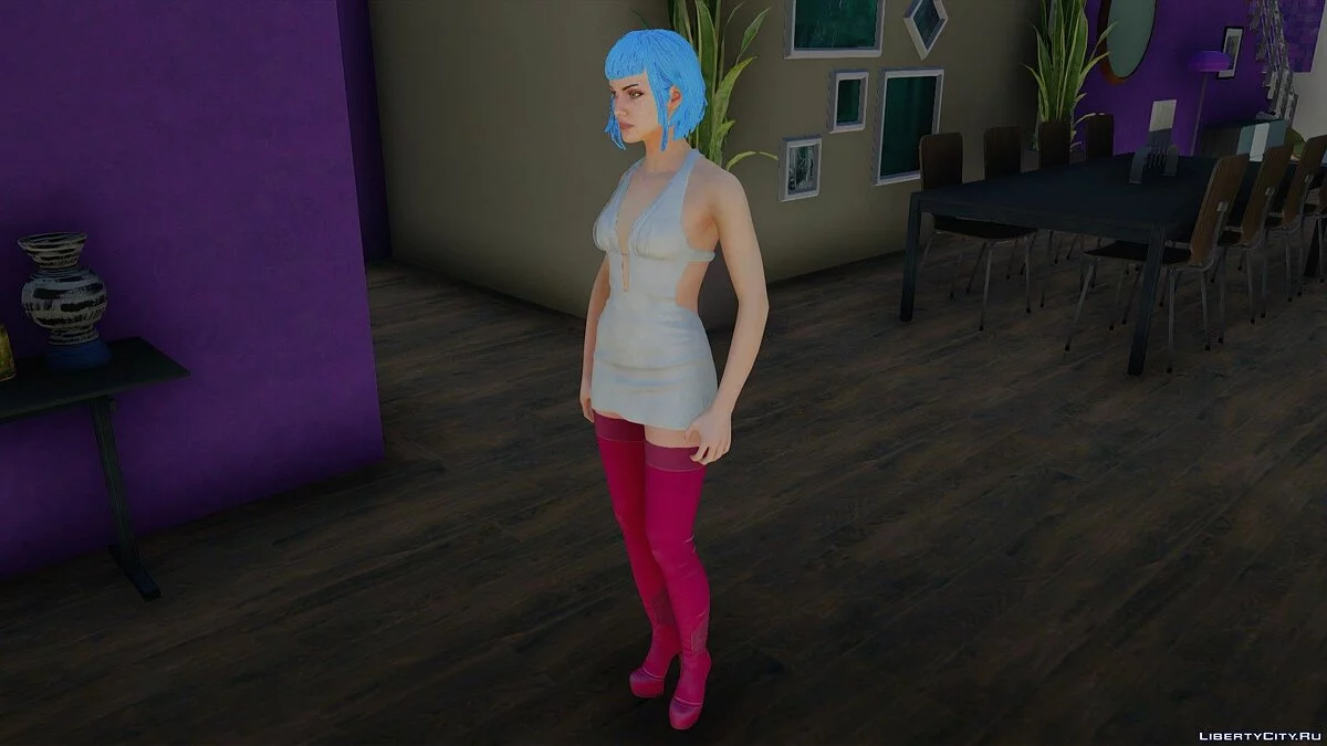 Evelyn Parker from Cyberpunk 2077 / GTA San Andreas