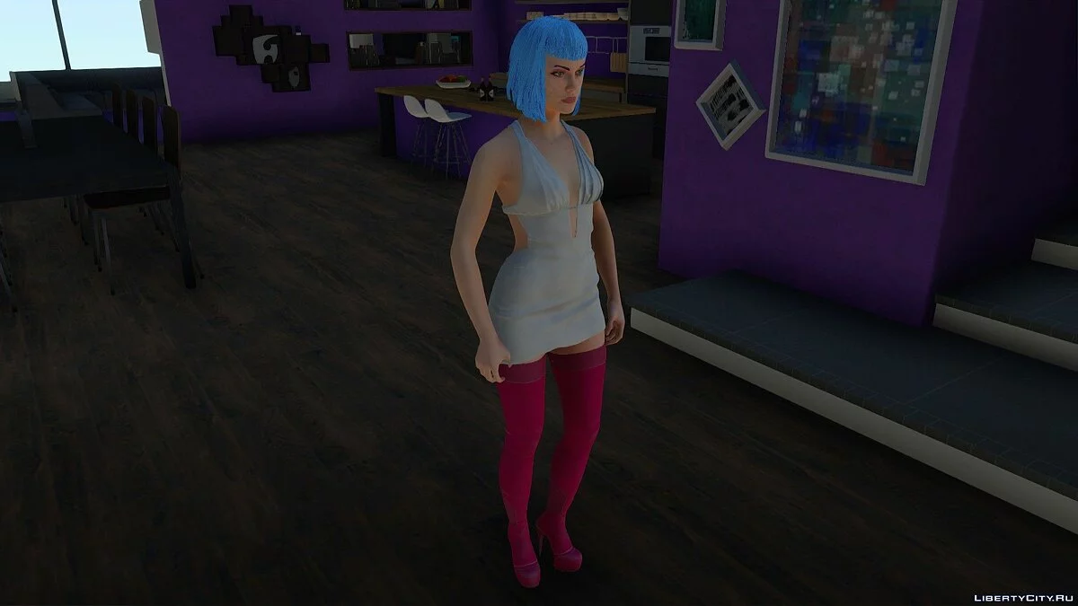 Evelyn Parker from Cyberpunk 2077 / GTA San Andreas