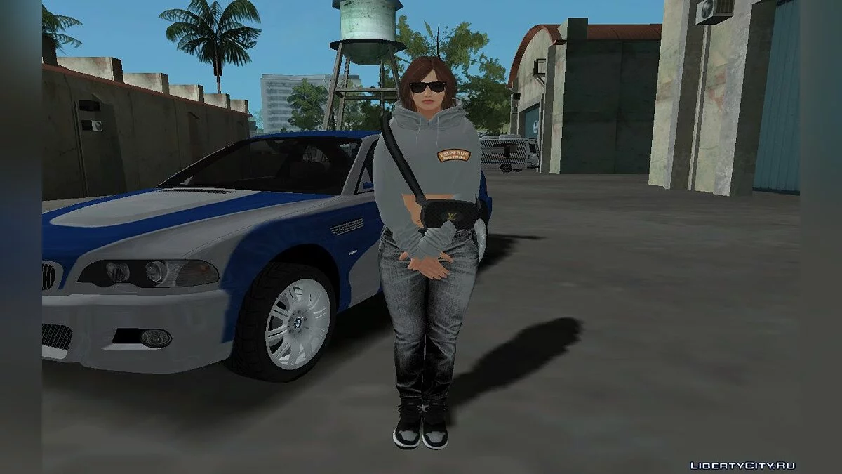 Катарина Алвес у стильному вбранні з DLC "Los Santos Tuners" / GTA San Andreas