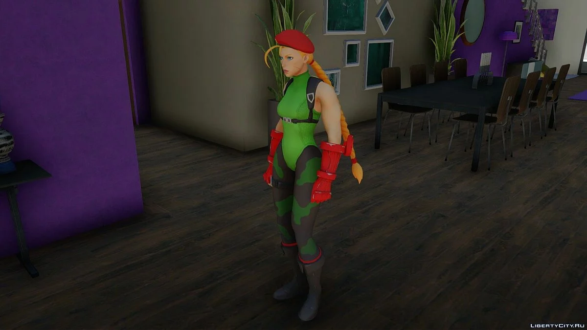 Cammy from Street Fighter / GTA San Andreas