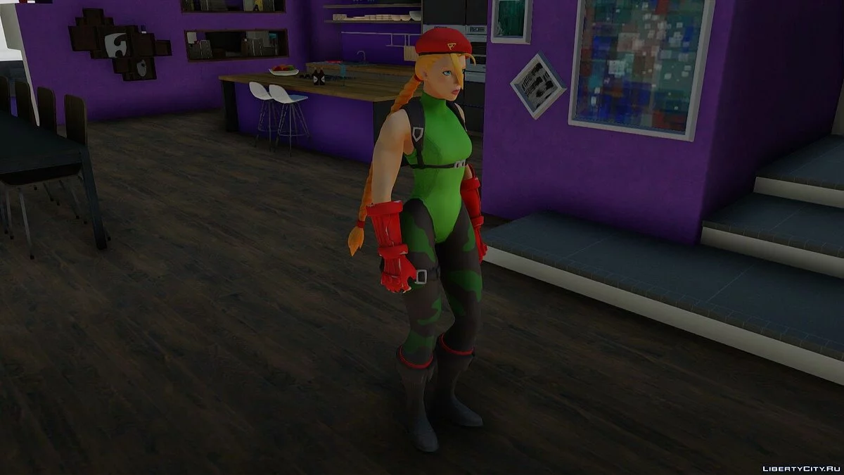 Cammy from Street Fighter / GTA San Andreas