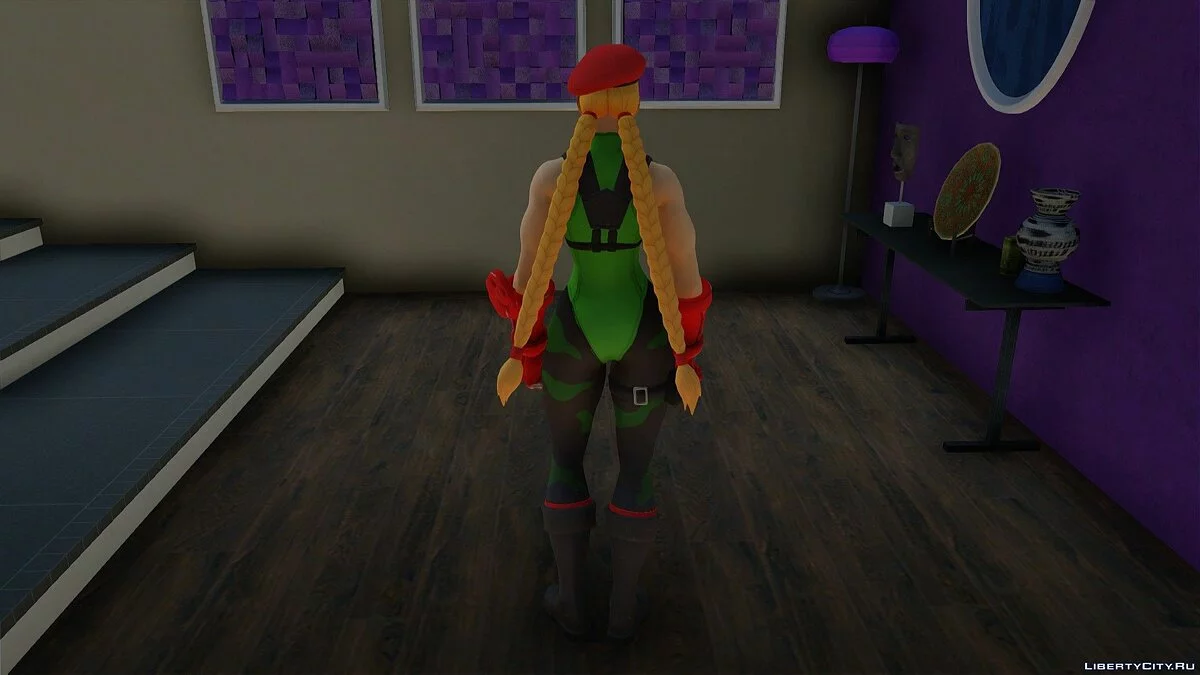 Cammy from Street Fighter / GTA San Andreas