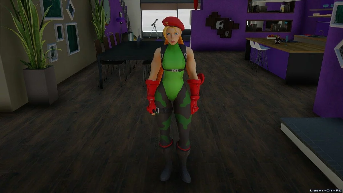 Cammy from Street Fighter / GTA San Andreas