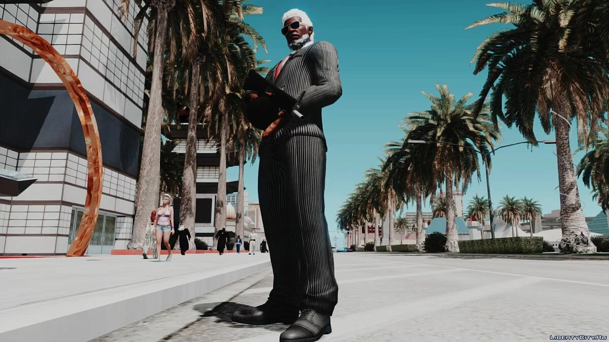 Leroy Smith from Tekken 7 (Suit) / GTA San Andreas
