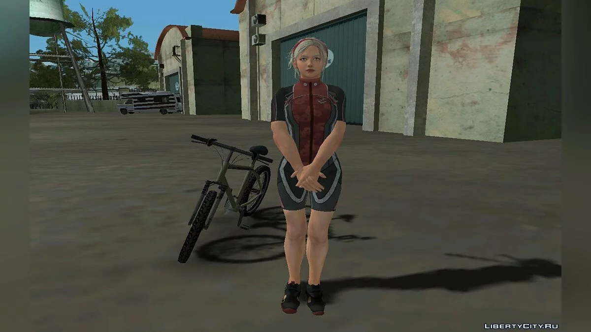 Lidia Sobieska dari Tekken 7 dalam wetsuit sporty / GTA San Andreas