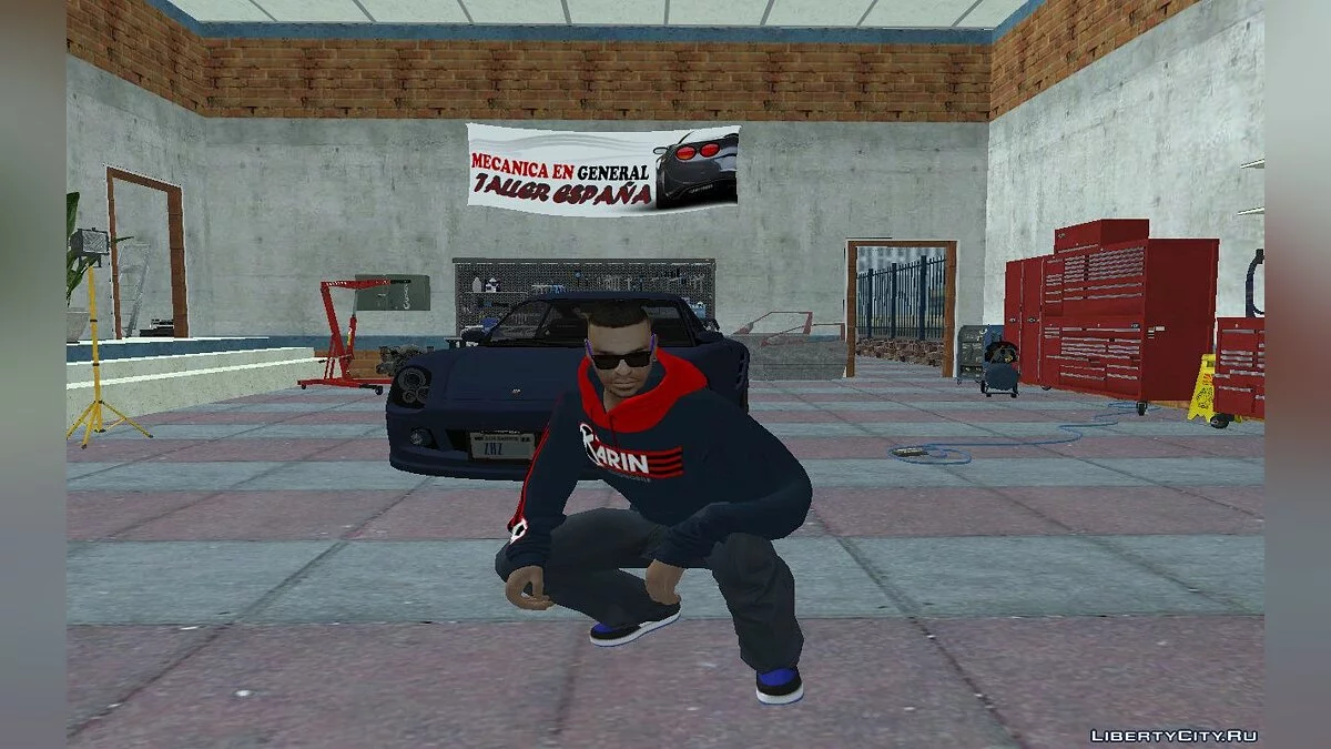 Луїс Лопес з EFLC в одязі з "DLC Los Santos Tuners" v1 / GTA San Andreas