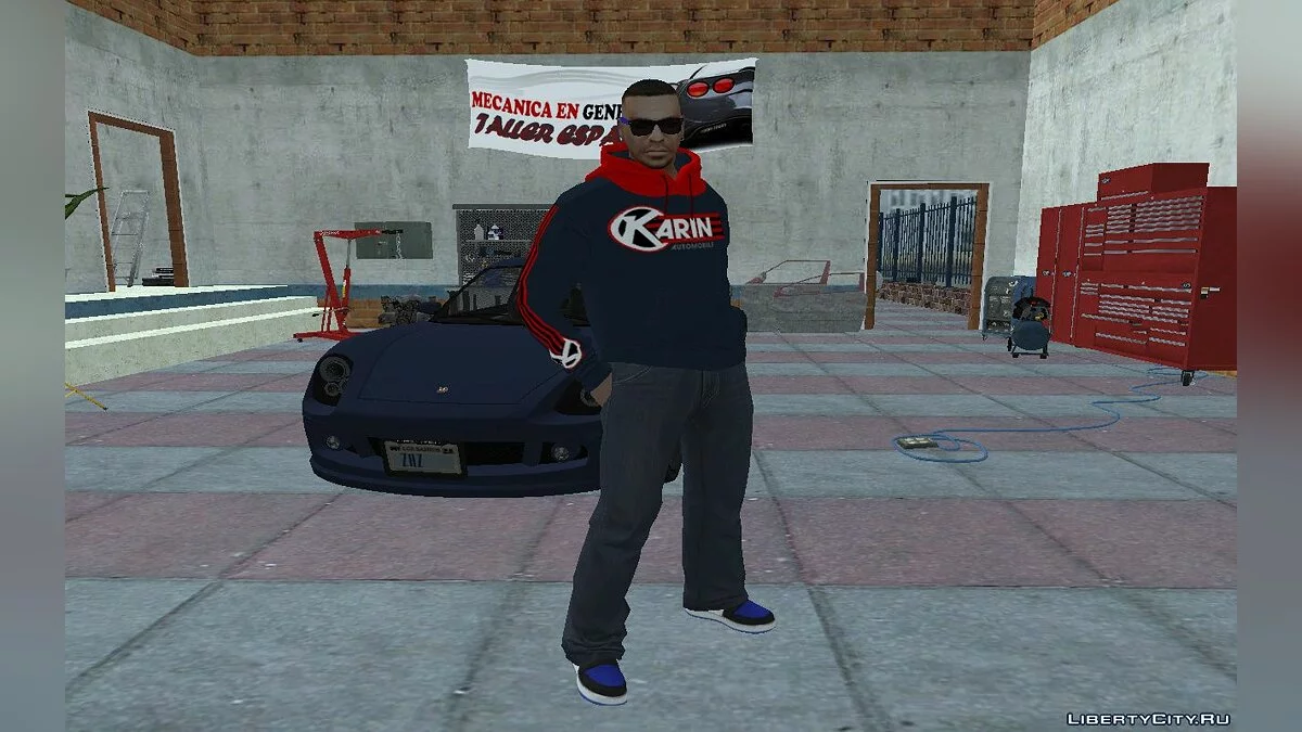 Луїс Лопес з EFLC в одязі з "DLC Los Santos Tuners" v1 / GTA San Andreas