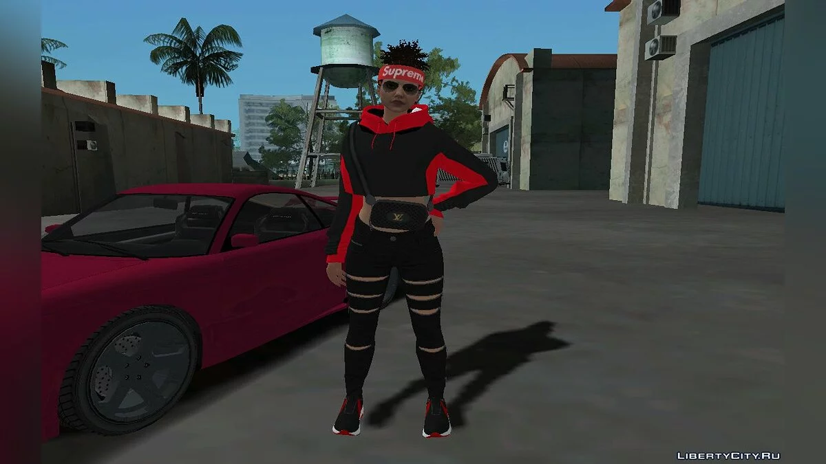 Модная девушка из GTA Online