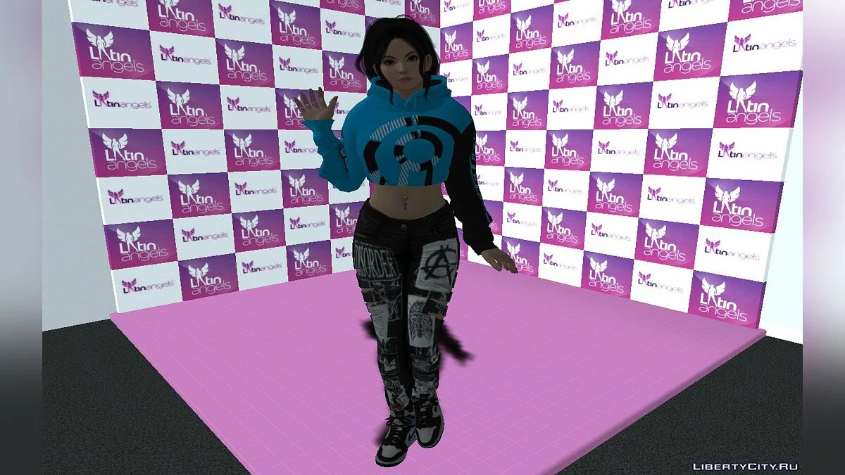Pai Chan en tenue tendance du DLC "Los Santos Tuners" / GTA San Andreas