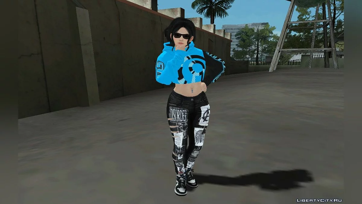 Pai Chan en tenue tendance du DLC "Los Santos Tuners" / GTA San Andreas