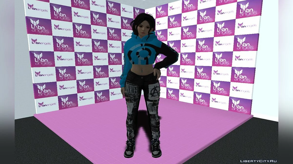 Pai Chan en tenue tendance du DLC "Los Santos Tuners" / GTA San Andreas
