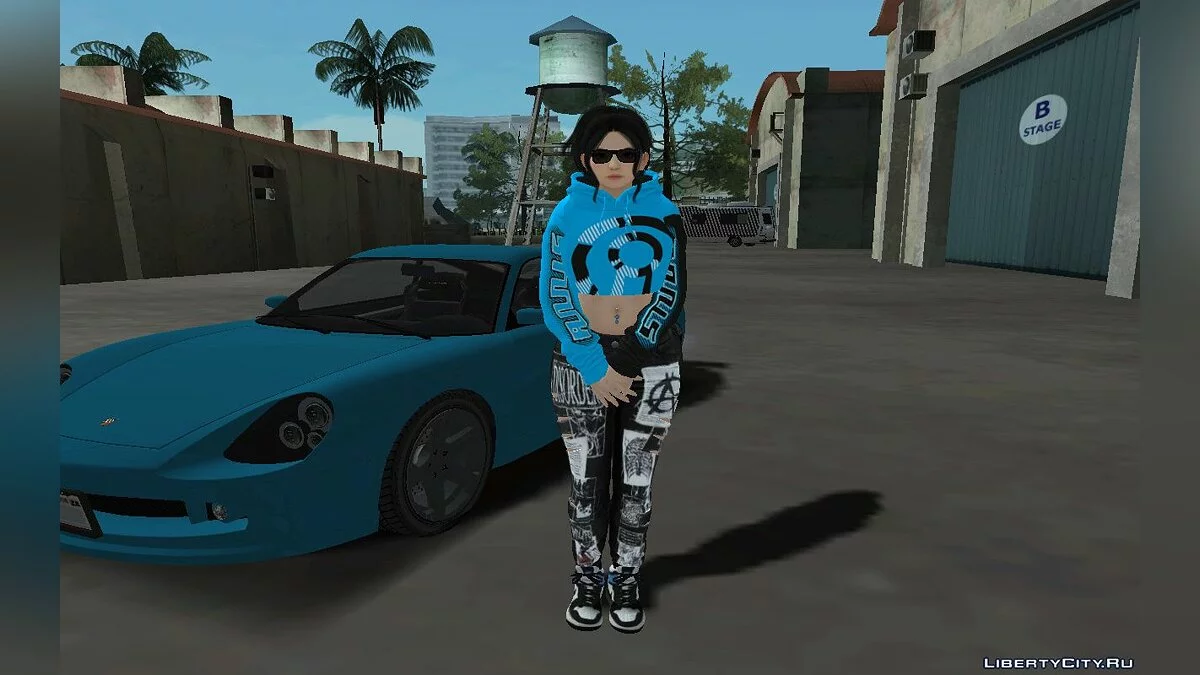 Pai Chan en tenue tendance du DLC "Los Santos Tuners" / GTA San Andreas