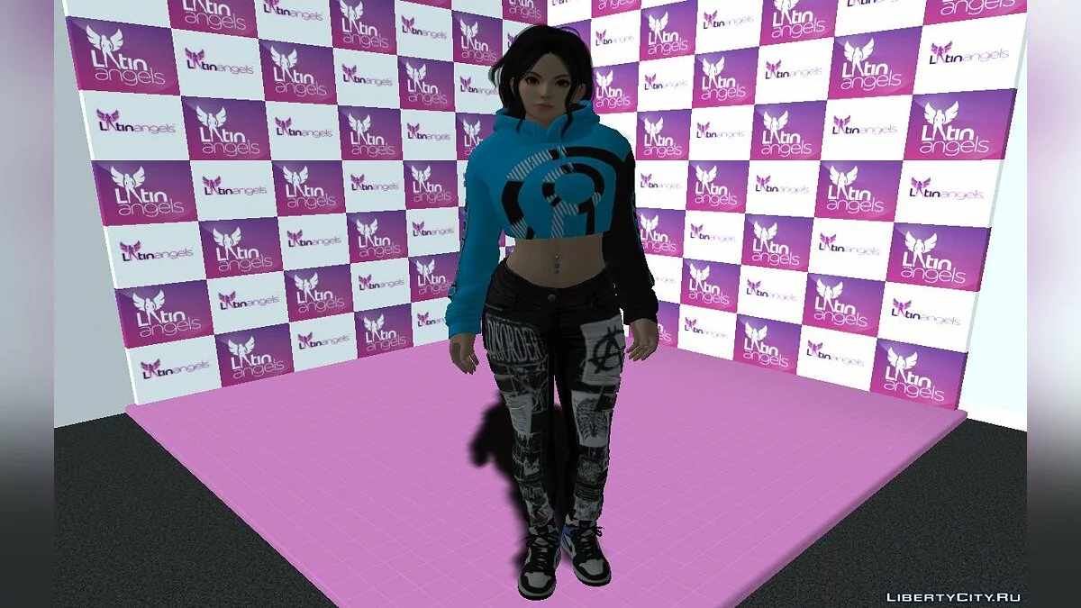 Pai Chan en tenue tendance du DLC "Los Santos Tuners" / GTA San Andreas