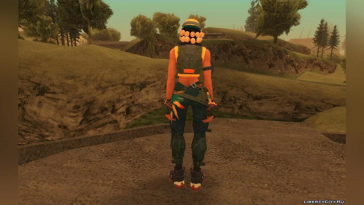Raze из Valorant / GTA San Andreas