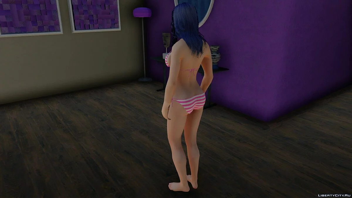 Selena Kate dalam bikini dari Skyrim / GTA San Andreas