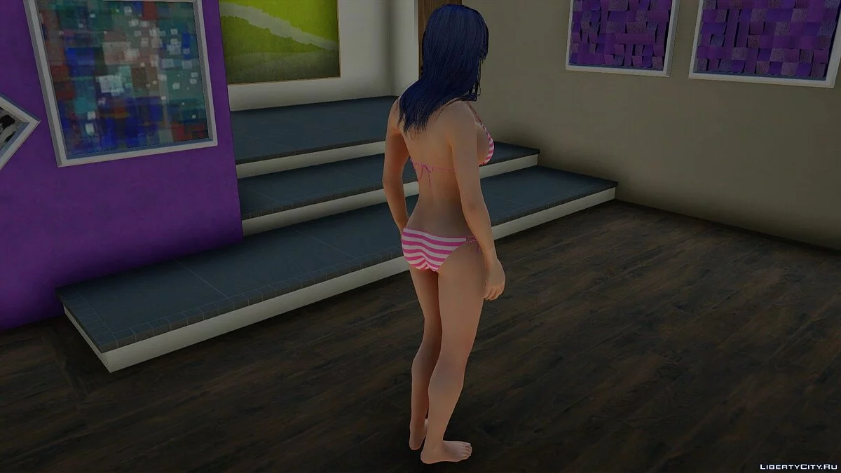 Selena Kate dalam bikini dari Skyrim / GTA San Andreas