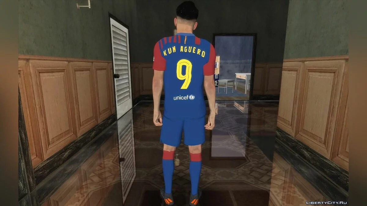 Sergio (Kun) Agüero - Barcelone / GTA San Andreas