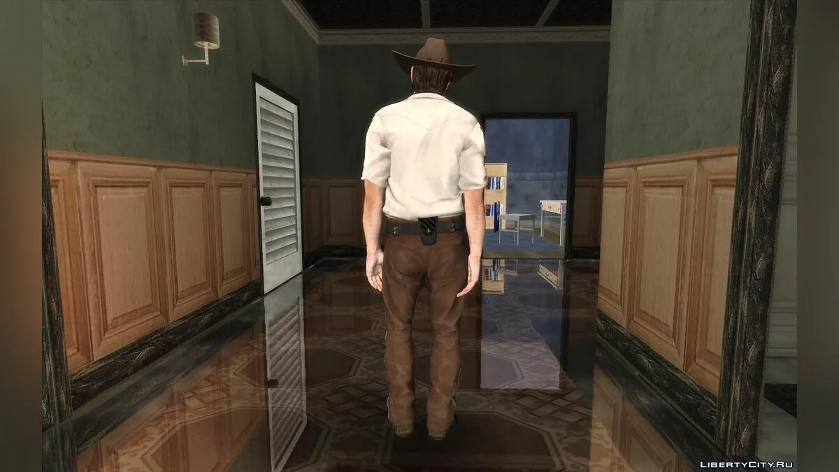 Sheriff Rick Grimes from The Walking Dead / GTA San Andreas