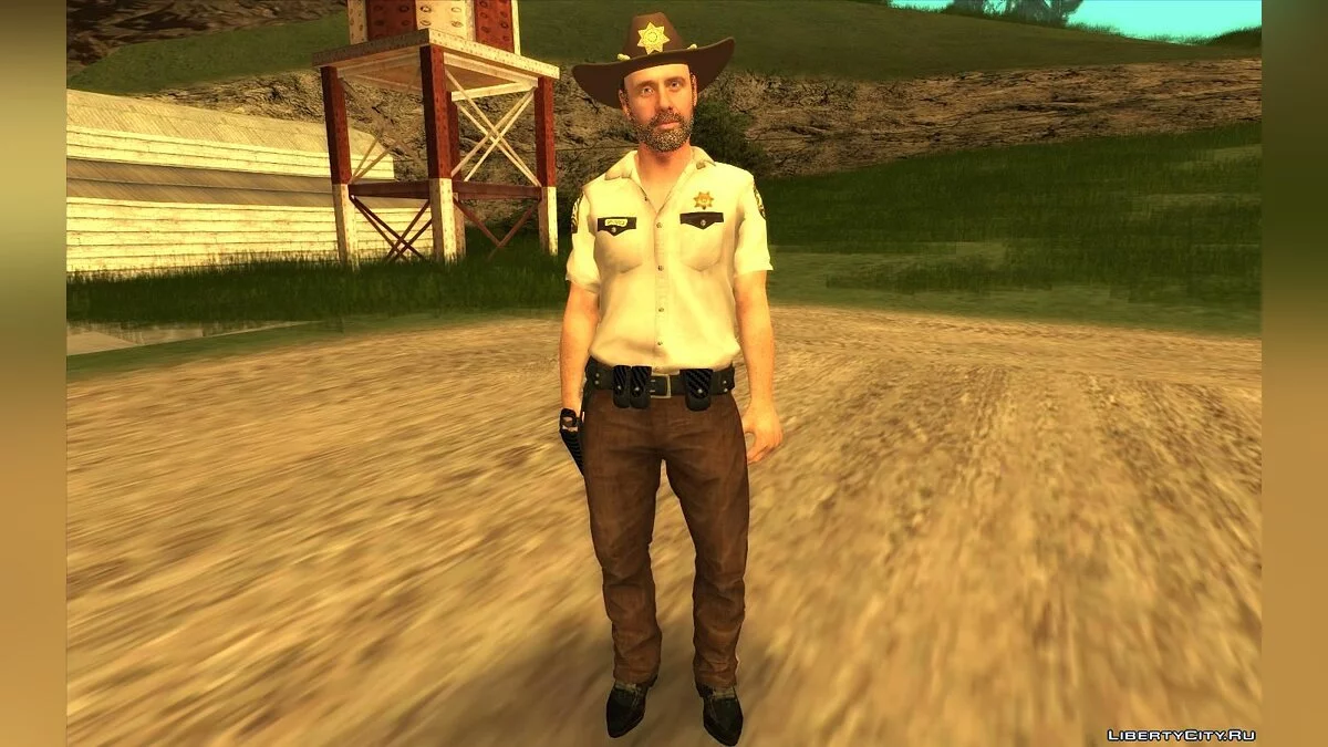 Sheriff Rick Grimes (from TWD:Onslaught) / GTA San Andreas