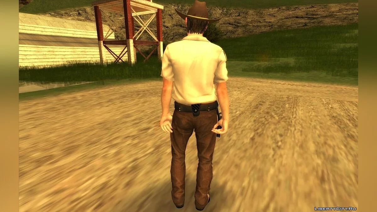 Sheriff Rick Grimes (from TWD:Onslaught) / GTA San Andreas