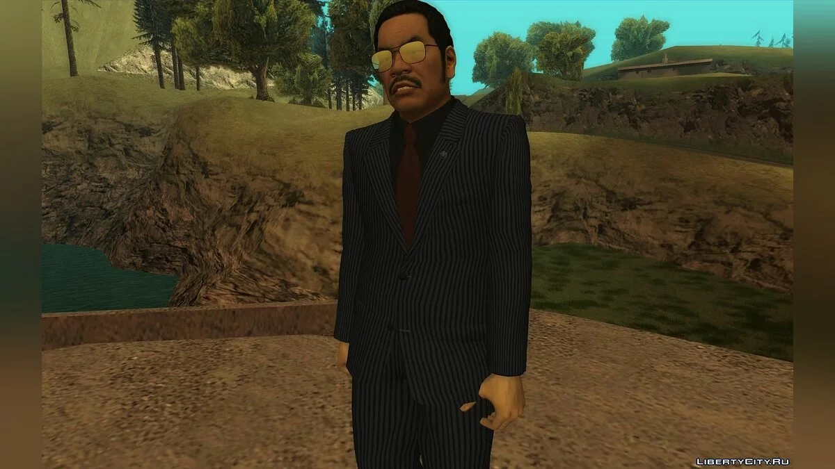 来自《如龙0》的Sohei Dojima / GTA San Andreas