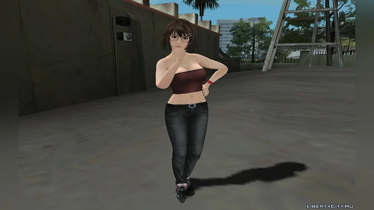 Tsukushi con ropa de calle / GTA San Andreas