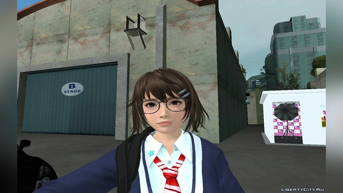 Tsukushi en uniforme scolaire / GTA San Andreas